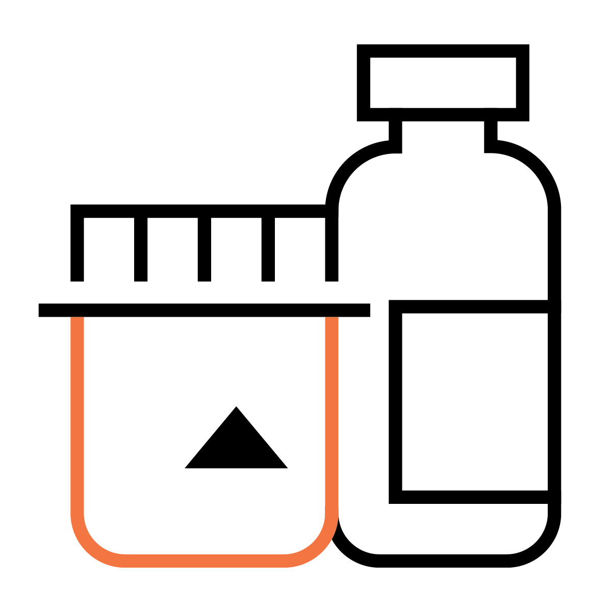 Ícone de frasco químico